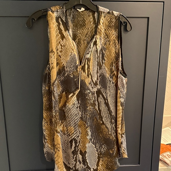 L'AGENCE Multicolor Sleeveless Blouse - Picture 1 of 6